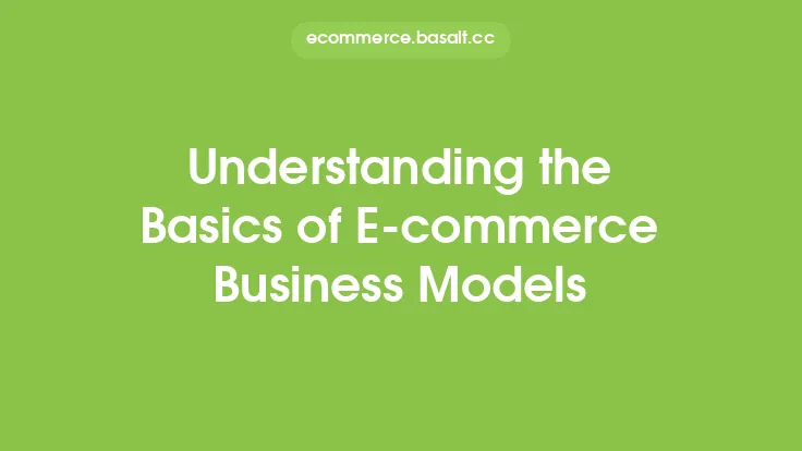 Understanding the Basics of E-commerce Business Models Thumbnail