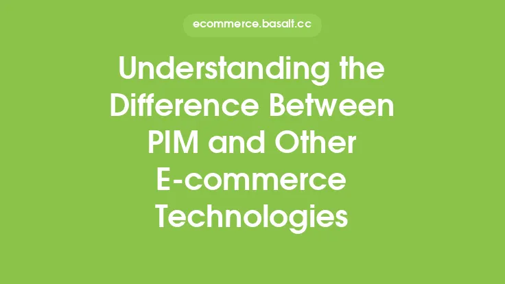 Understanding the Difference Between PIM and Other E-commerce Technologies Thumbnail