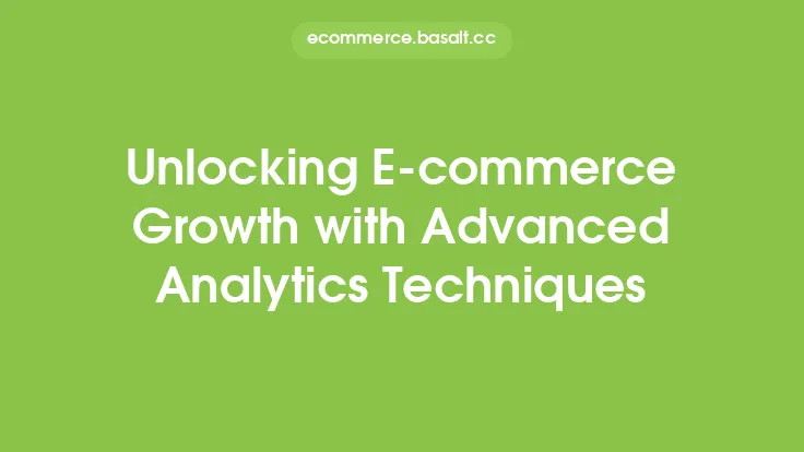 Unlocking E-commerce Growth with Advanced Analytics Techniques Thumbnail