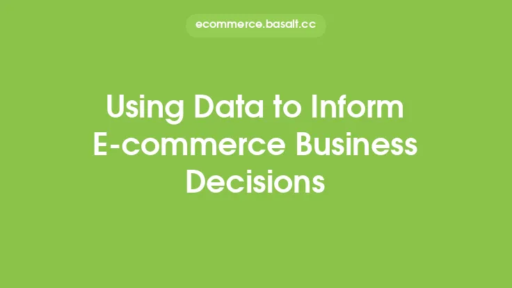 Using Data to Inform E-commerce Business Decisions Thumbnail