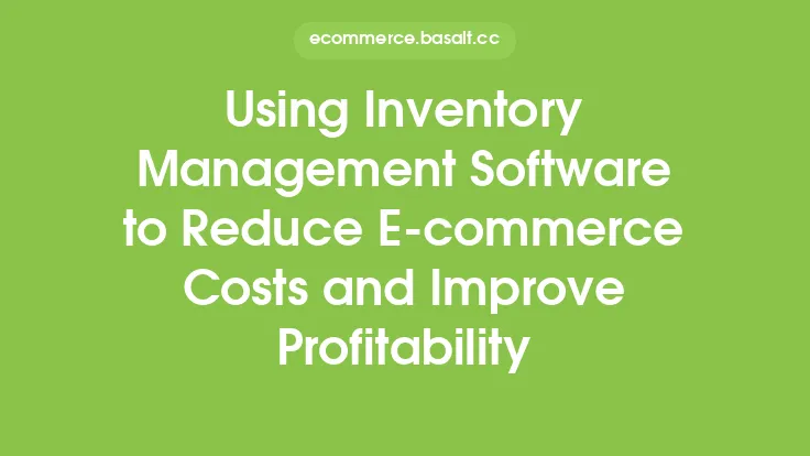 Using Inventory Management Software to Reduce E-commerce Costs and Improve Profitability Thumbnail